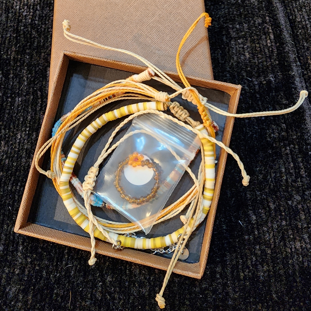 Elegant Multicolor Beaded Bracelet Set